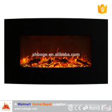 Curved Wall Mounted Electric Fireplace